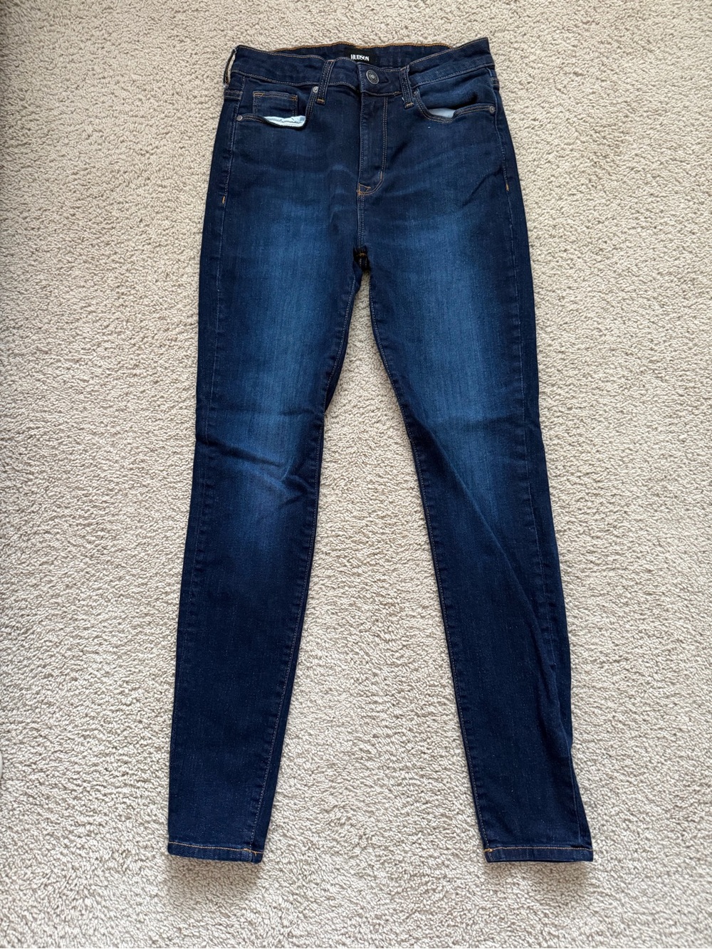 Hudson high rise skinny jeans